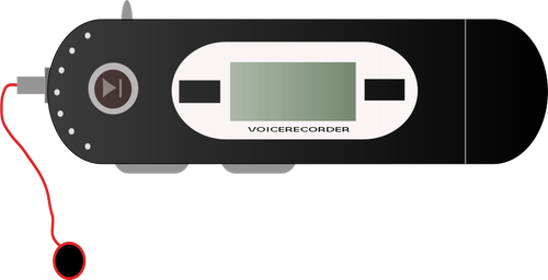 MP3-soittimen vektorikuva