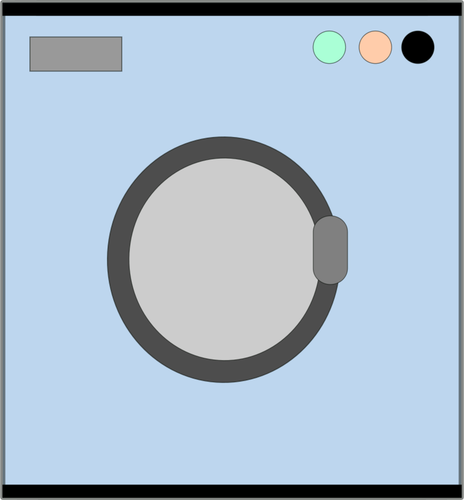 Klesvask maskinen vektor ikon