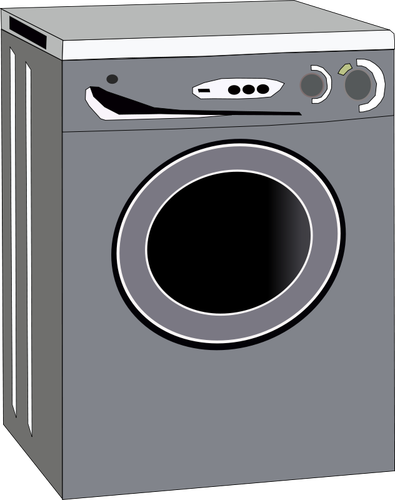 Washing machine vector drawing