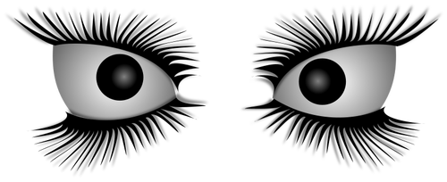 Векторное изображение безумный глаз