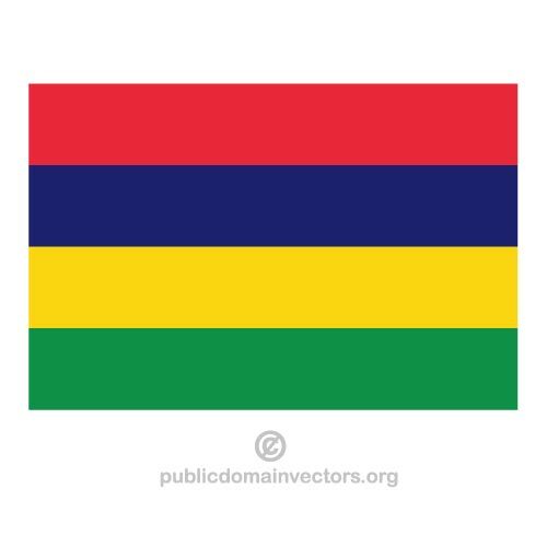 Mauritius vector vlag