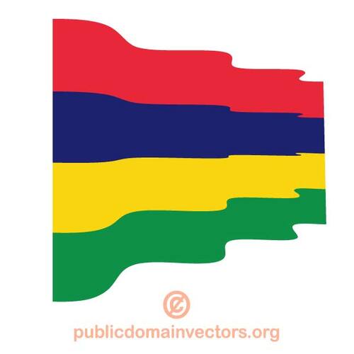 Волнистый флаг Маврикия