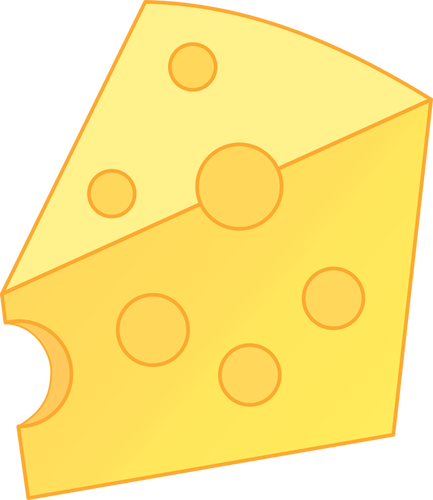 Medium cheese slice