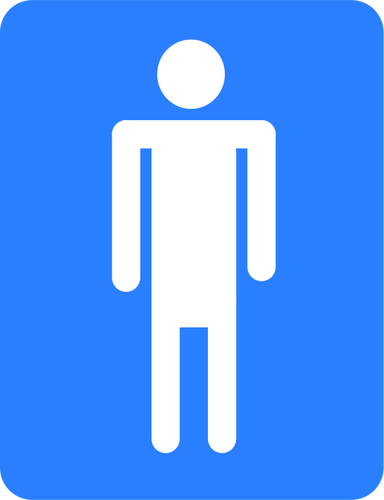 男子トイレのサイン ベクトル クリップ アート