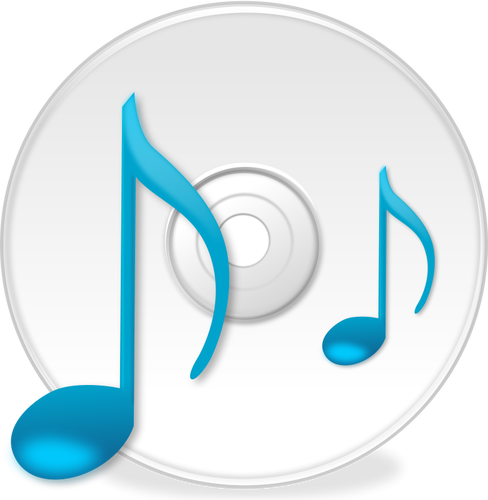 Gambar CD ikon vektor