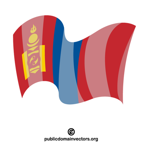 Mongoliska statens flagga