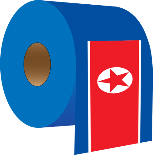 גרפיקה וקטורית אגרה של השירותים של צפון קוריאה