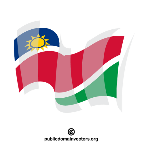 Drapelul statului Namibiei