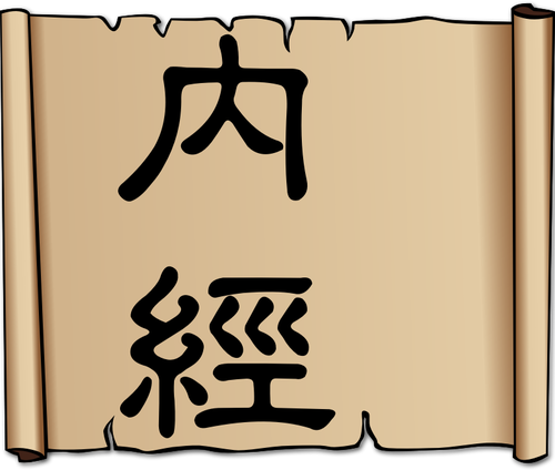 Chinesische alte Pergament
