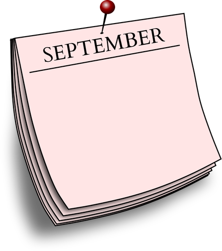 Maandelijkse nota - September