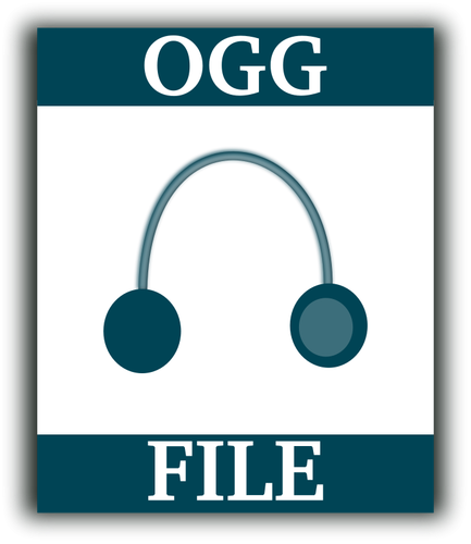 OGG ファイル web ベクトル アイコン