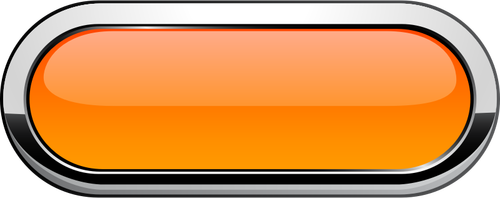 厚いグレースケール ボーダー オレンジ色のボタンのベクトル図