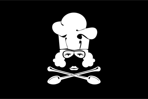 Bandiera di pirata cucina
