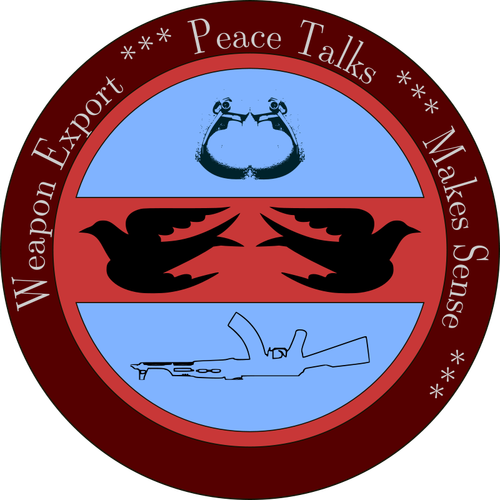 Vector de la imagen de la banda de brazo de paz