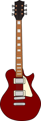 Guitarra eléctrica vector de la imagen