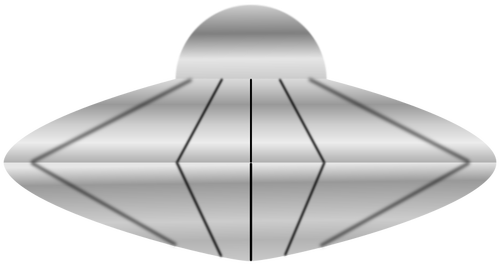 Flying saucer vector image