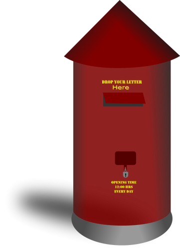 Postbox-Vektor-illustration