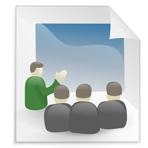 Бизнес презентация значок векторное изображение