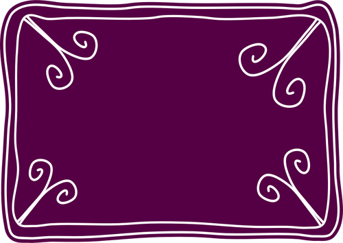Dibujo de plantilla vale púrpura vectorial