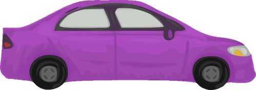 Fioletowy samochodowe wektorowa