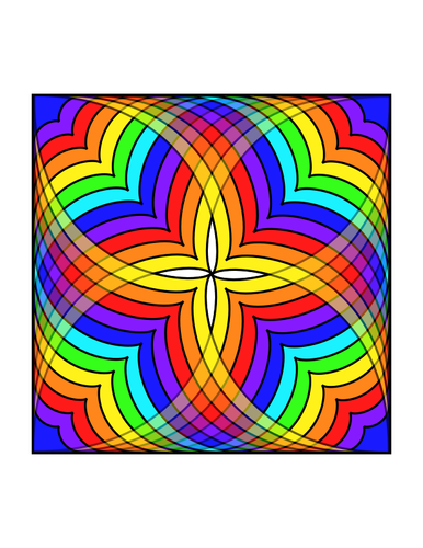 Imagine vectorială de tapet multicolore