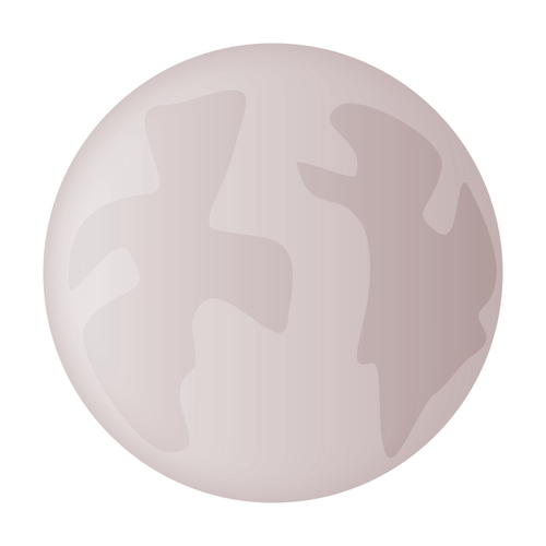 Small icon of planet vector image