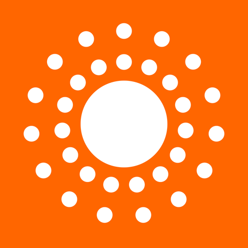 Güneş logo vektör görüntü