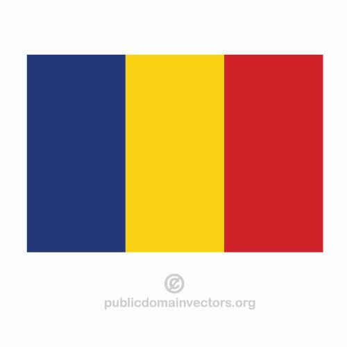 रोमानियन वेक्टर झंडा