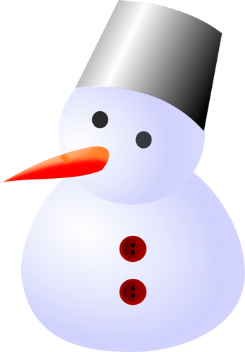رسم متجه رجل الثلج