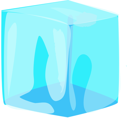 Ice cube vector illustraties