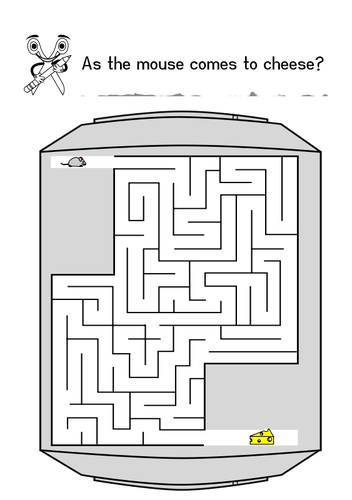 Maze voor kinderen vectorillustratie