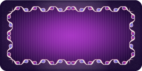 Vektori ClipArt-kuva violetista taustasta suorakulmaisella reunalla