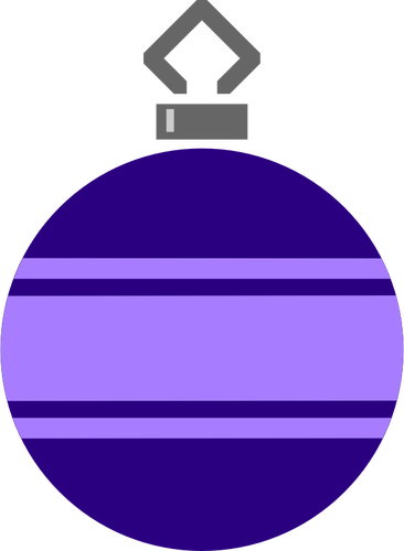 Fioletowa kulka Boże Narodzenie