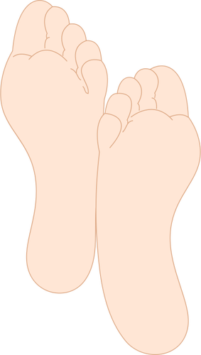 Мужские ноги векторное изображение