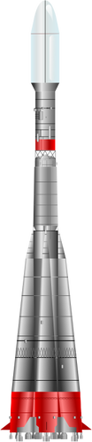 Raketa Sojuz Vektor Klipart