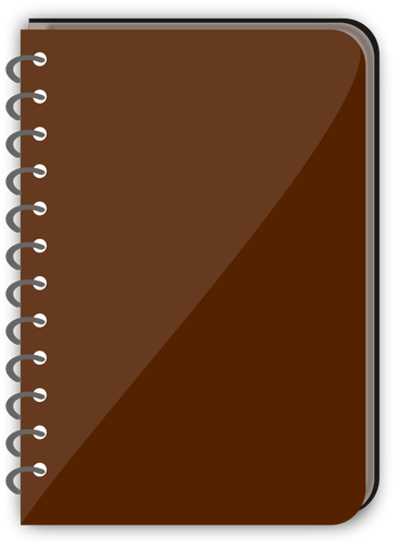 Spiral notebook vector illustration