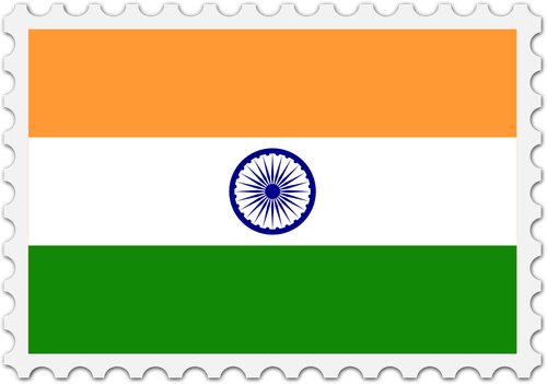 Timbre de drapeau de l’Inde
