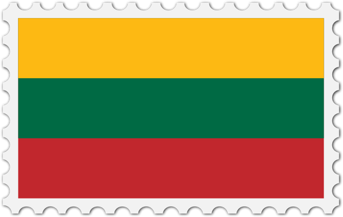 リトアニア国旗スタンプ