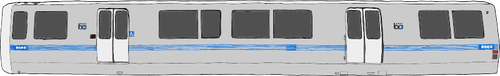 Bart Train mobil vektor grafis