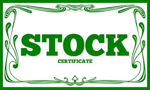 Вектор фондового сертификат