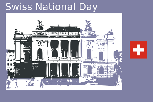 Zwitserse nationale feestdag pictogram