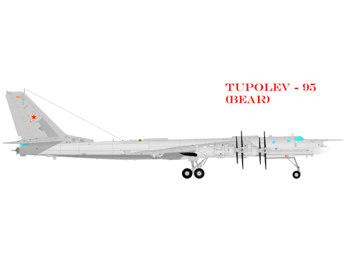 Aeroplano TUPOLEV 95