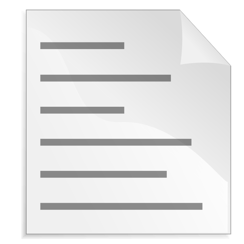 Text Seite Symbol Vektor-ClipArt