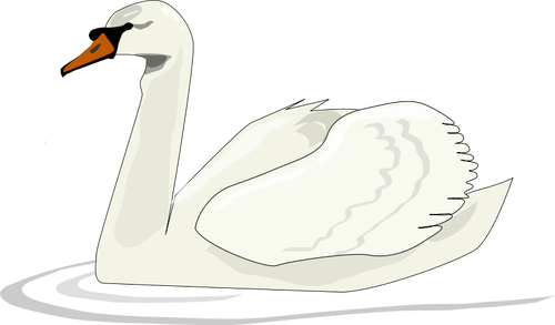 Vecteur de natation de Swan