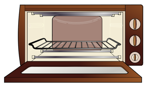 Microwave oven vector