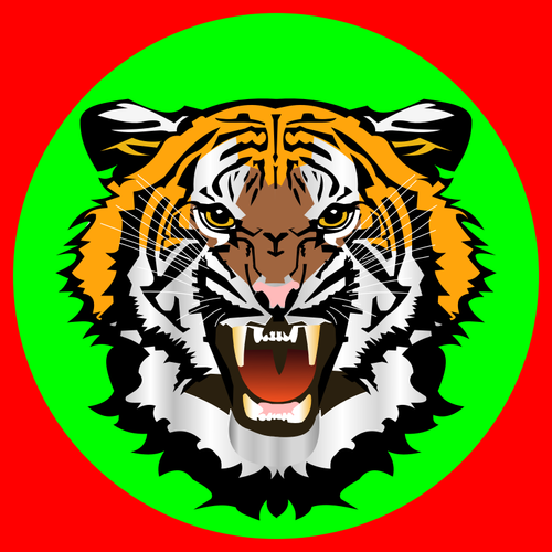 Tigre verde sull