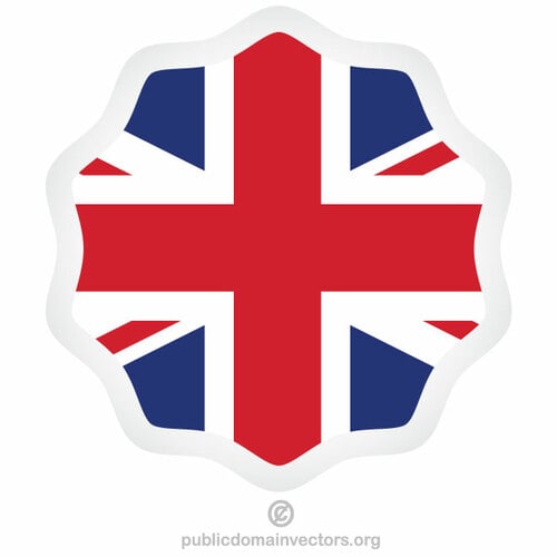United Kingdom flag sticker