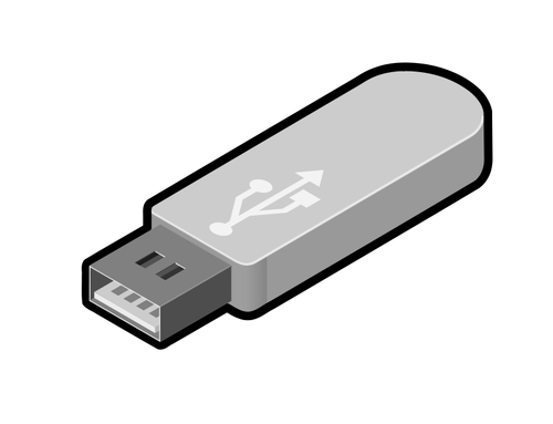 USB tommelfingeren kjøre 2 vektortegning