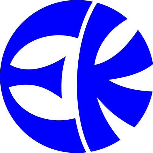 Albastru pictograma arty
