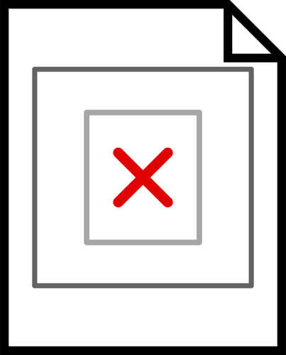 Vector illustration of image did not load icon